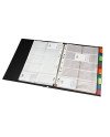 Business Card Holder W/Ring Binder Alphabetic A4
