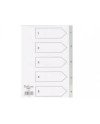 Divider 1-5 Pvc Grey