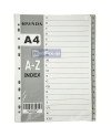 Divider A-Z Pvc Grey A4